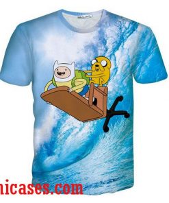 adventure time 1 full print graphic shirt two side