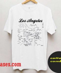 Los angeles maps T-Shirt