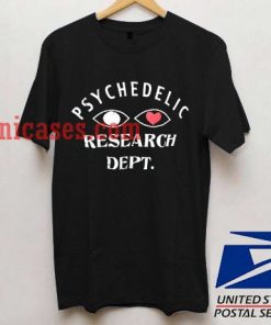 psychedelic research dept T shirt