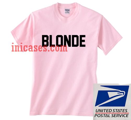 blonde t shirt