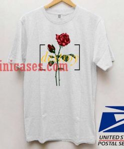 Destroy Red Rose T shirt