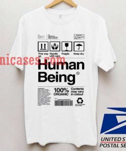 human being 100 organic T shirt