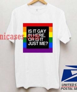 Is it gay in here or is it just me T shirt