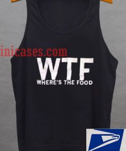 Where the food tank top unisex