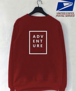 adventure Maroon Sweatshirt