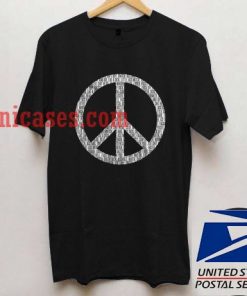 peace sign T shirt