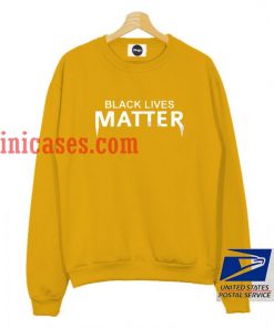 Black Lives Matter yellow Sweatshirt