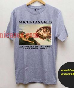 Michelangelo La Capella grey T shirt
