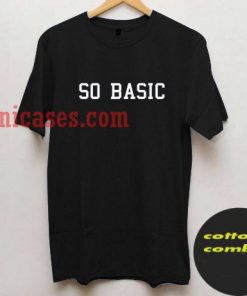 SO Basic T shirt