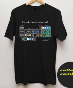 The Periodic Table of Minecraft T shirt