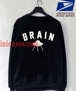 Brain Alien Pullover Sweatshirt