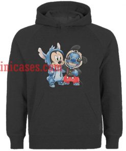 Mickey And Stitch Hoodie pullover