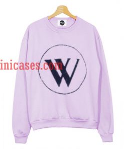 Purple W Ariana Grande sweatshirt