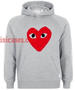 Red Heart Hoodie pullover