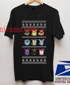 An Eeveelutionary Christmas Pokemon T shirt