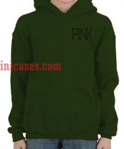 Pink Green Hoodie pullover