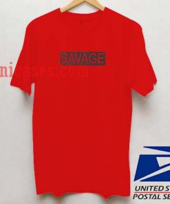 Savage Red T shirt