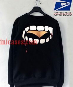 Vampire teeth keyhole Sweatshirt