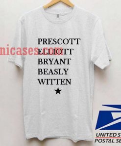 prescott elliott bryant beasley witten T shirt
