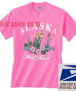 Alaska Wild Flower T shirt