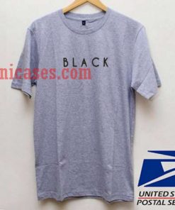 Black Grey T shirt