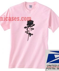 Black Rose Pink T shirt