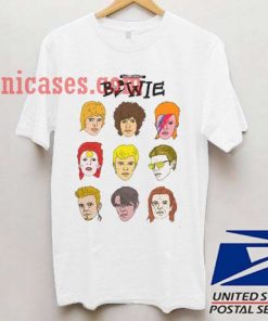Faces of Bowie T shirt
