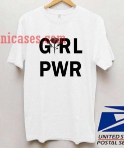 Girl Pwr Black Rose T shirt