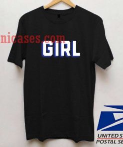 Girl Skatebord Glow T shirt