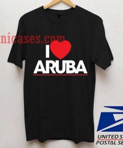 I Love Aruba T shirt