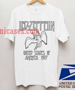 Led Zeppellin Est 1977 T shirt