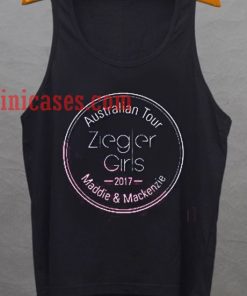 Mackenzie and Maddie Ziegler Australian Tour tank top unisex