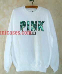Pink Green White Sweatshirt