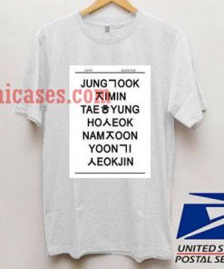 BTS Hangul Time T shirt