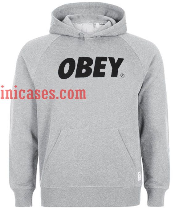 obey grey hoodie