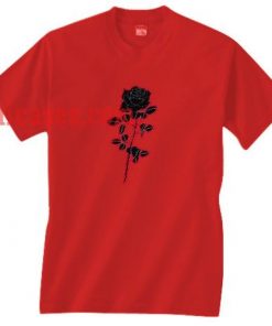 Rose Black T shirt