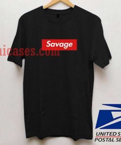 Savage Red Box T shirt