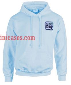 Sorry Not Sorry Blue Hoodie pullover