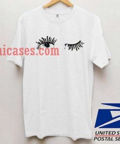 cute eyelashes T shirt