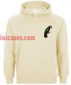 yellow parrot Hoodie pullover