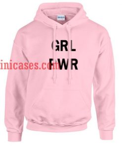 GRL PWR Pink Hoodie pullover