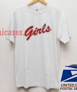 Girls red letters T shirt