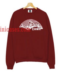 Mountain Camp Maroon Sweatshirt