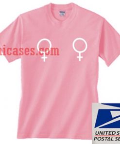 Women Gender Sign T shirt