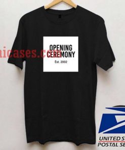 opening ceremony T shirt