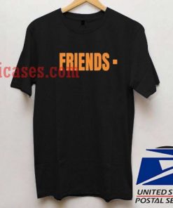 Friends Orange and black T shirt