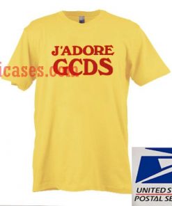 J'adore GCDS yellow T shirt