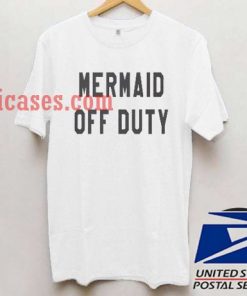 Mermaid Off Duty logo T shirt