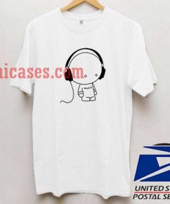 Music Baby Print T shirt
