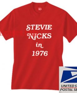 Stevie Nicks in 1976 T shirt